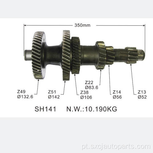 Auto Parts Input Transmission Engrenagem Eixo Principal para 33411-2780